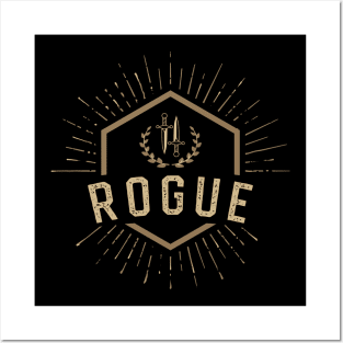 Rogue Character Class Tabletop Roleplaying RPG Gaming Addict Posters and Art